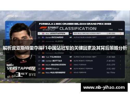 解析皮亚斯特里夺得F1中国站冠军的关键因素及其背后策略分析